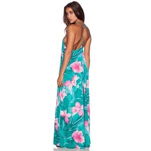 Show Me Your Mumu T Rex Maxi dress in Lei Bay